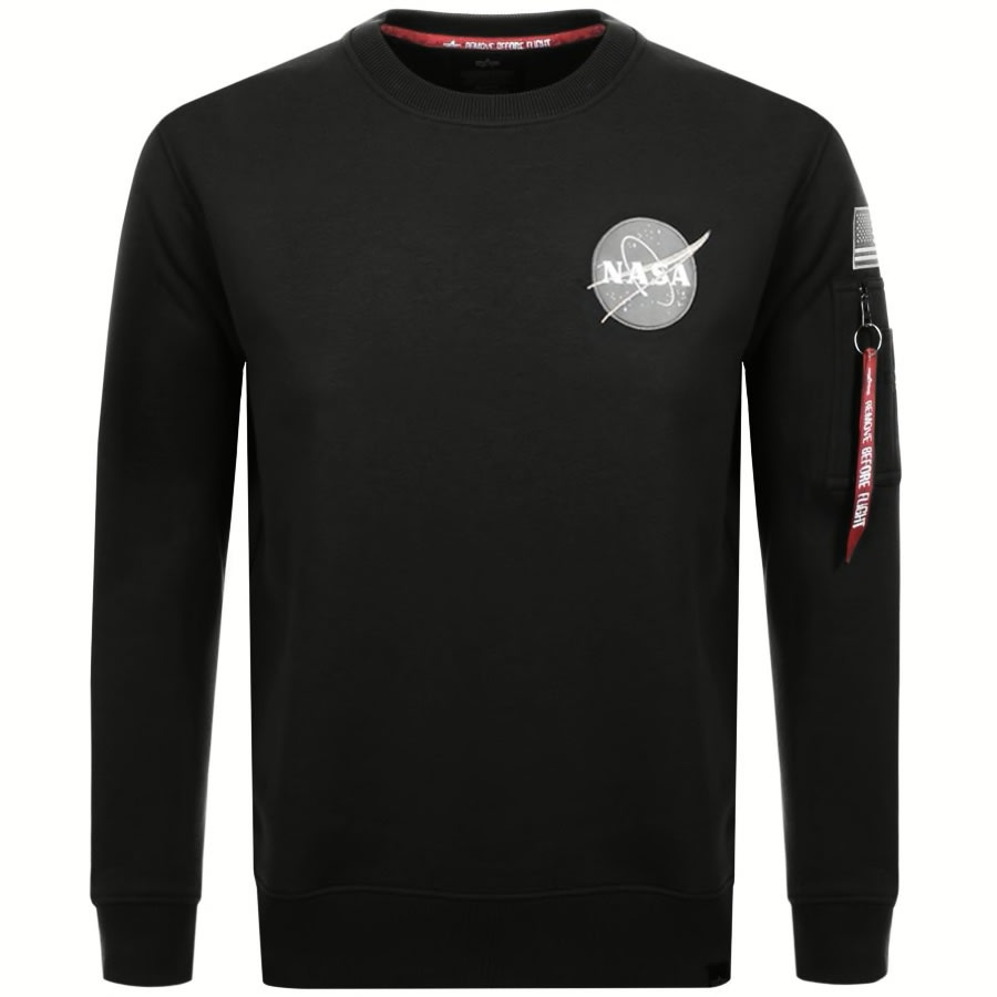 Alternative Image for ProductAlpha Industries Space Shuttle Sweatshirt Black2